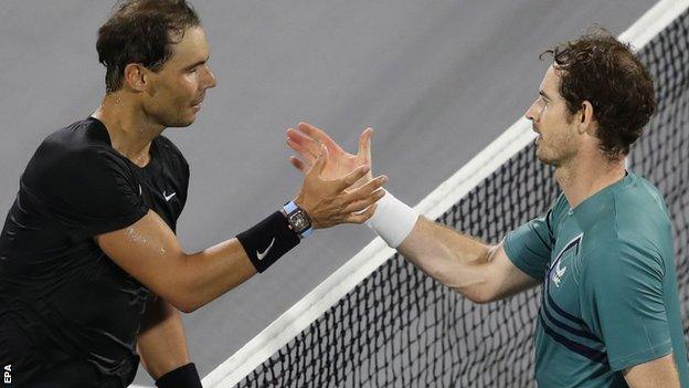 Rafael Nadal and Andy Murray