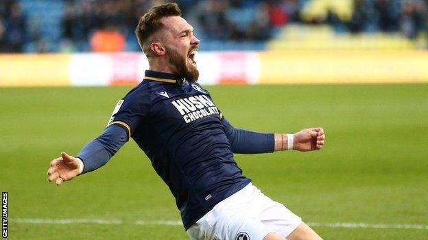 Millwall striker Tom Bradshaw