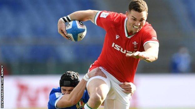 George North became the youngest player to win 100 Test caps in international rugby history