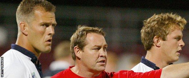 Gareth Llewellyn with Steve Hansen in 2003