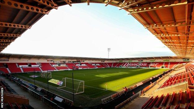 General view of Doncaster's Keepmoat Stadium