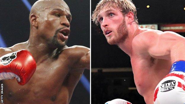 Floyd Mayweather and Logan Paul