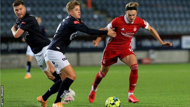 Ryan Hedges' goal direct from a corner sealed Aberdeen's win