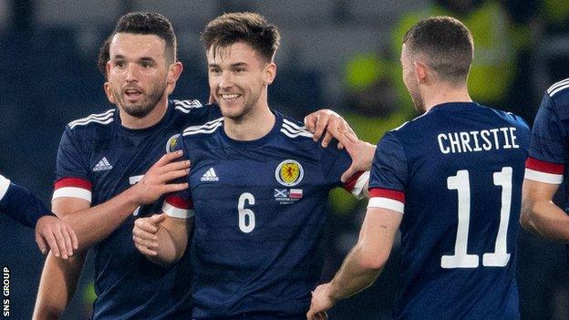 Scotland defender Kieran Tierney