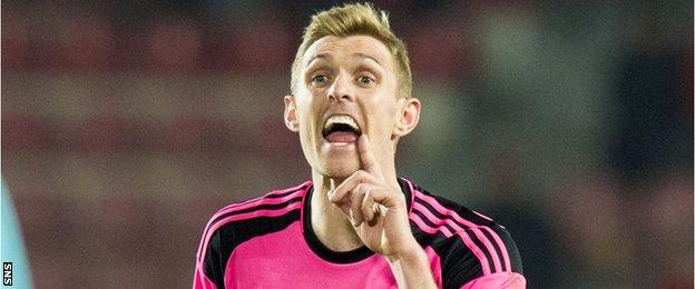 Scotland captain Darren Fletcher