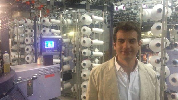 Renato Bitter, the owner of Savyon Textiles Industry