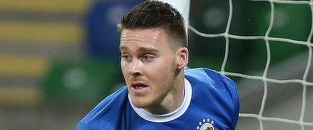 Josh Carson scored a late equaliser for Linfield against Portadown