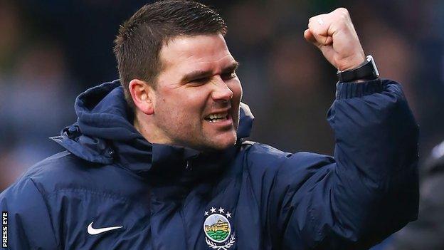 Linfield manager David Healy