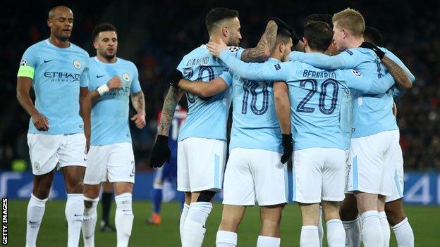 Manchester City celebrate