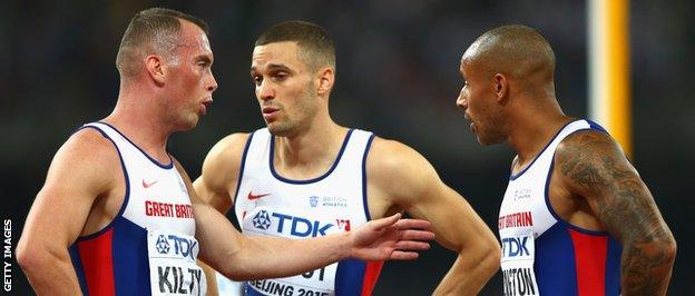 Richard Kilty and James Ellington