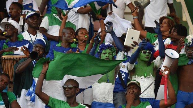 Sierra Leone football fans