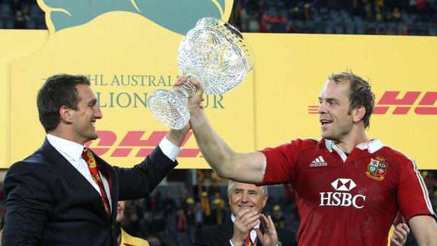 Sam Warburton and Alun Wyn Jones