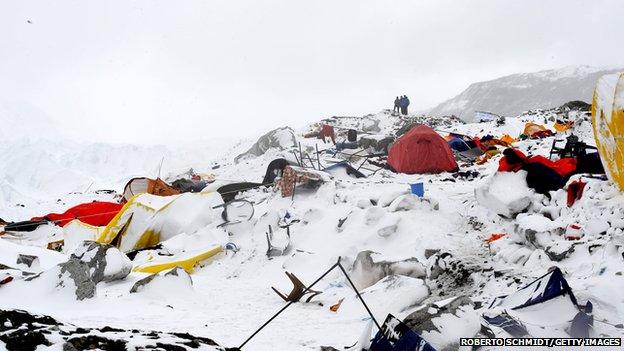 Aftermath of Nepal earthquake