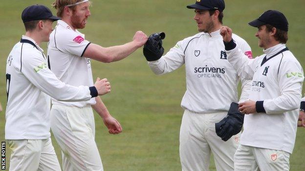 Liam Norwell has now had 12 'five-fers' in his career but this was his first for Warwickshire since his debut against Somerset at Taunton in 2019