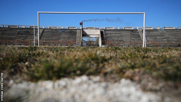 FC Olt's stadium in Scornicești