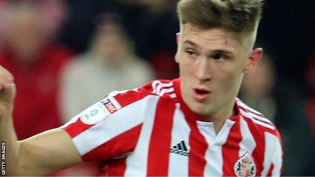 Jimmy Dunne in action for Sunderland