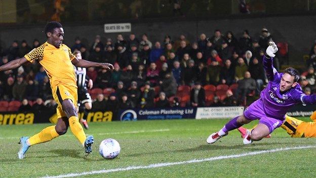 Jordan Green made 13 appearances on loan at Newport County last season, scoring once at Grimsby