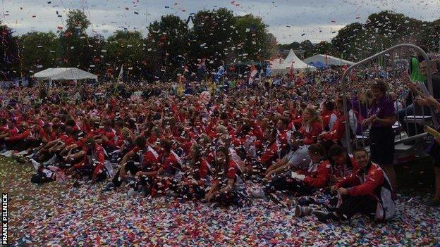 The opening ceremony of the 2015 Island Games