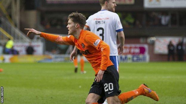 Blair Spittal ran the show for Dundee United at Tannadice