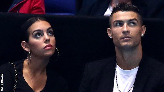 Georgina Rodriguez and Cristiano Ronaldo