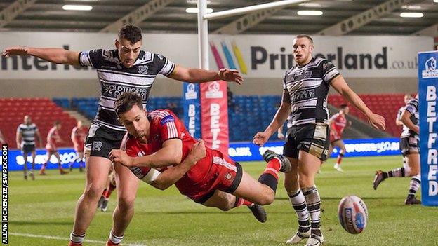 Jack Littlejohn was one of four Salford players on the scoresheet against Hull FC