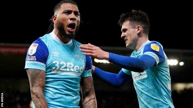 Colin Kazim-Richards was Derby's matchwinner for the second time in three nights