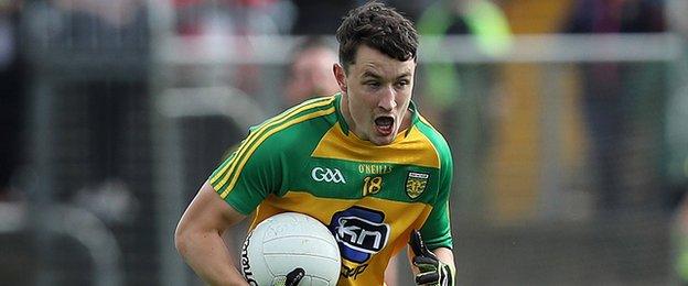 Eoin McHugh kicked Donegal ahead in the 71st minute shortly after coming on as a substitute