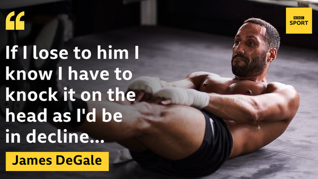 DeGale says he is a "realist" and may retire if he were to lose to Eubank Jr