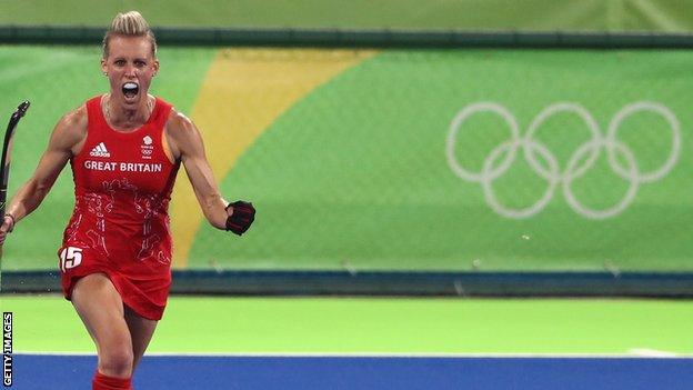 Alex Danson at the Rio Olympics