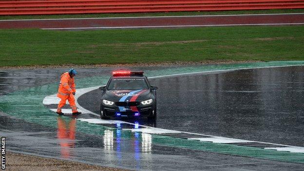 Silverstone track during the 2018 British MotoGP weekend