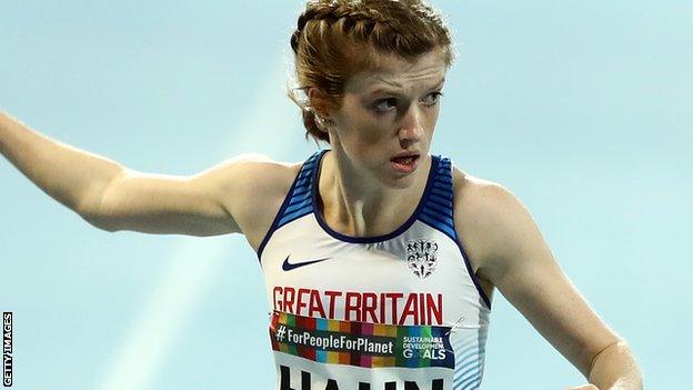 Britain's Sophie Hahn at the World Para-Athletics Championships