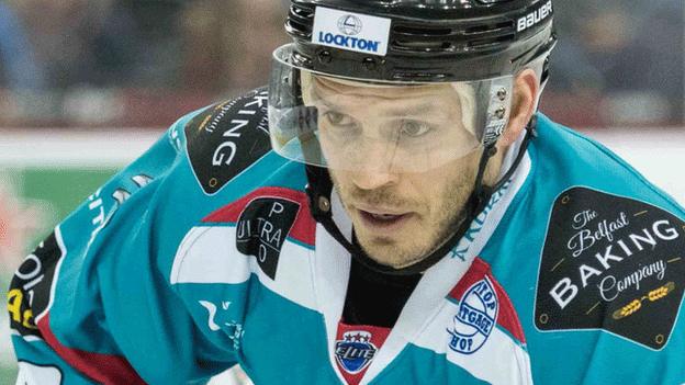 Kris Beech scored two goals for the Belfast Giants