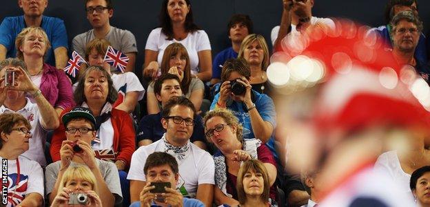 Crowds at London 2012 Paralympics