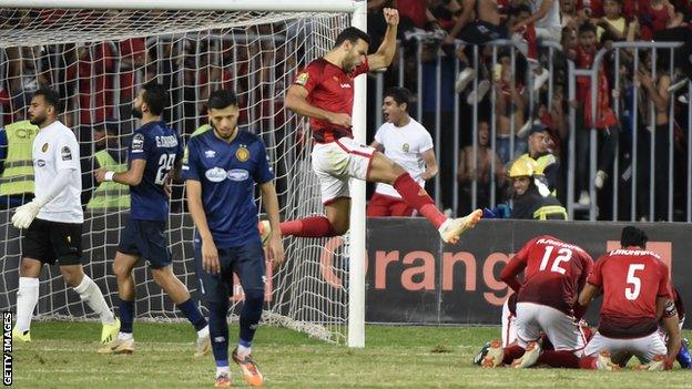 Al Ahly's goal