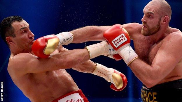 Wladimir Klitschko and Tyson Fury