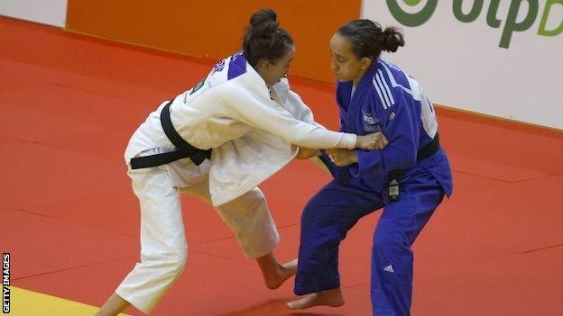 Chelsie Giles and Israel's Gili Cohen during the -52kg final