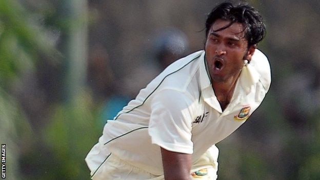 Bangladesh cricketer Shahadat Hossain