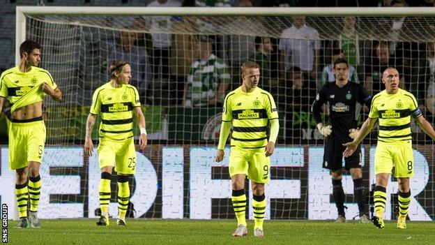 Celtic were dumped out of the Champions League in Sweden