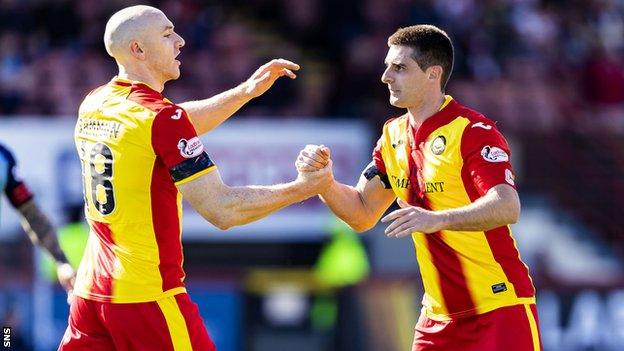 Partick Thistle strikers Conor Sammon and Kris Doolan