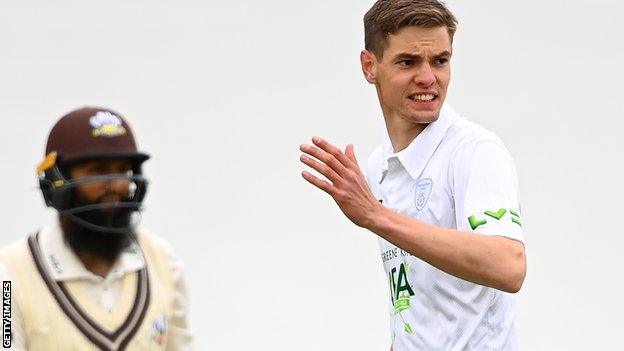 Hampshire seam bowler Scott Currie