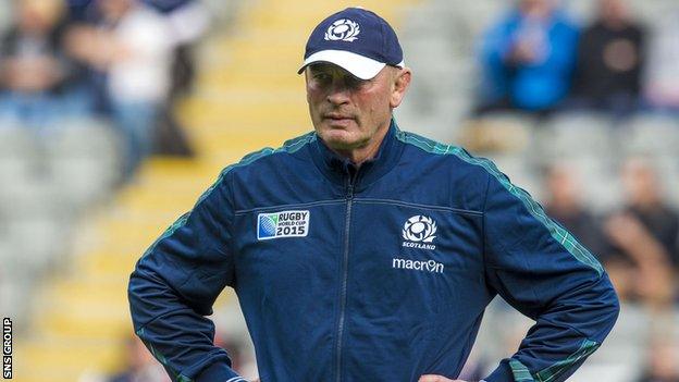 Scotland head coach Vern Cotter