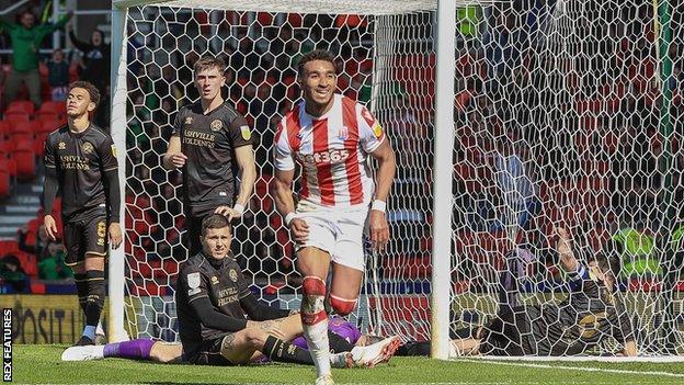 Brown is Stoke's leading scorer with 13 goals this season