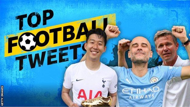 Top Football Tweets: Son Heung-Min, Pep Guardiola, Jesse Marsch.