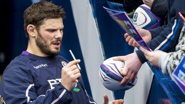 Scotland hooker Ross Ford