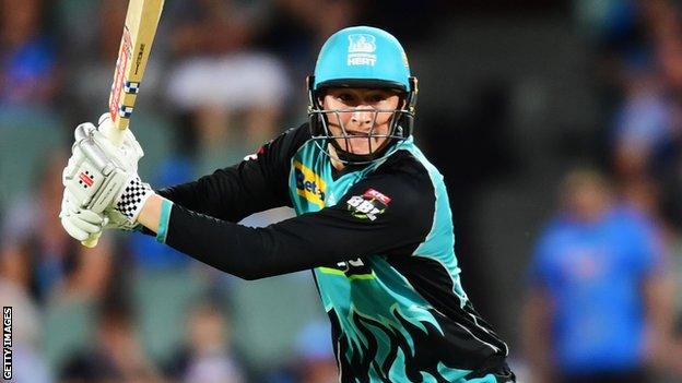 Matthew Renshaw in action for Brisbane Heat