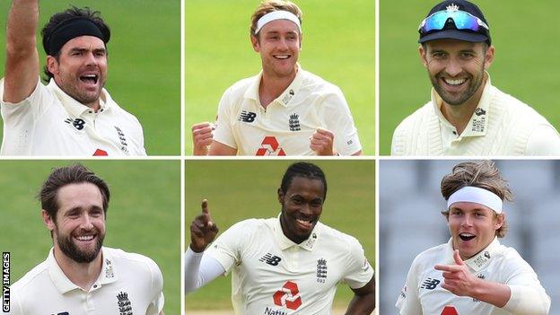 England bowlers