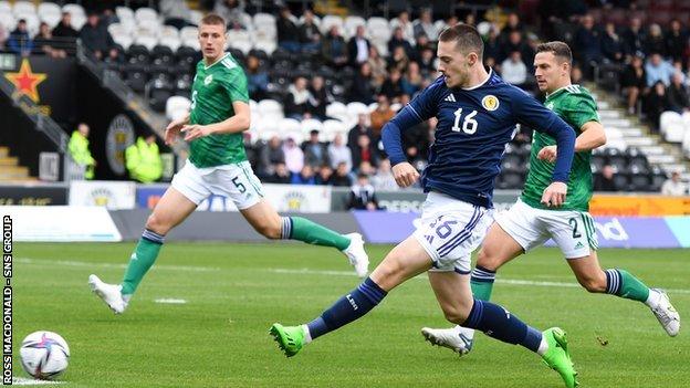 Clarke opened the scoring after only three minutes