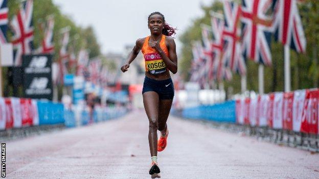 Kenya's Brigid Kosgei