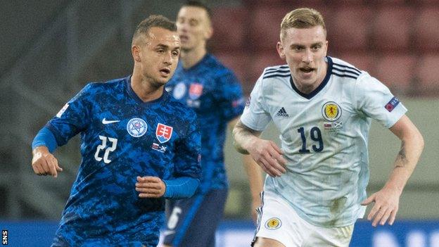 Oli McBurnie spurned a couple of presentable opportunities against Slovakia on Sunday