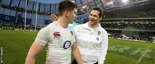 Owen Farrell and Andy Farrell